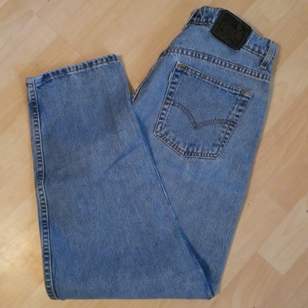 Vintage Hi-Waisted Silver Tabs